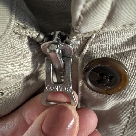 Gap Utility Cargo Jacket Women Sz XL Khaki Capsule Lightweight Adjustable Waist - Picture 9 of 10